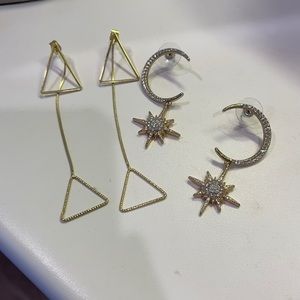 Lot of 2 earrings_very chic